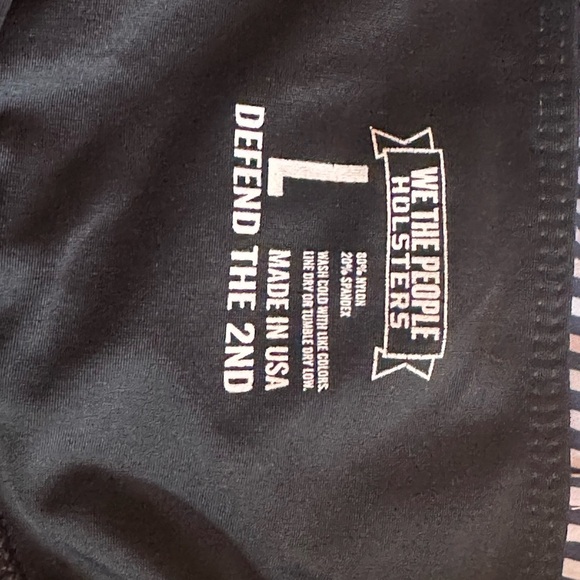 We The People Holsters Capris Women's Black High-Waisted Leggings - Picture 8 of 8